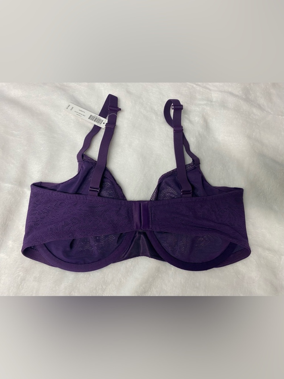 New With Tags Soma Unlined Perfect Coverage Bra With Underwire 36DD Purple - Picture 2 of 6